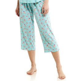 Petite Hanes&#40;R&#41; Shabby Chic Rose Pajama Capri Pants