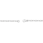 Brilliant Grown Lab-Grown Diamond Accent Paper Clip Link Necklace - image 3