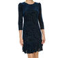 Womens Tommy Hilfiger 3/4 Sleeve Paisley Ruffle Hem Shift Dress - image 4