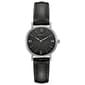 Womens Caravelle Black Dial Leather Strap Watch - 43L217 - image 1