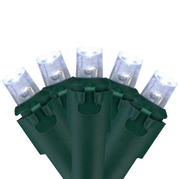 Northlight 33ft. Pure White LED Wide Angle Christmas Lights