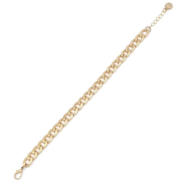 Steve Madden Faceted Curb Chain Anklet