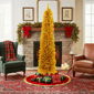 Northlight 6ft. Pre-Lit Pencil Tinsel Artificial Christmas Tree - image 1