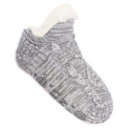 Womens MUK LUKS® Marled Shorty Cabin Slipper Socks