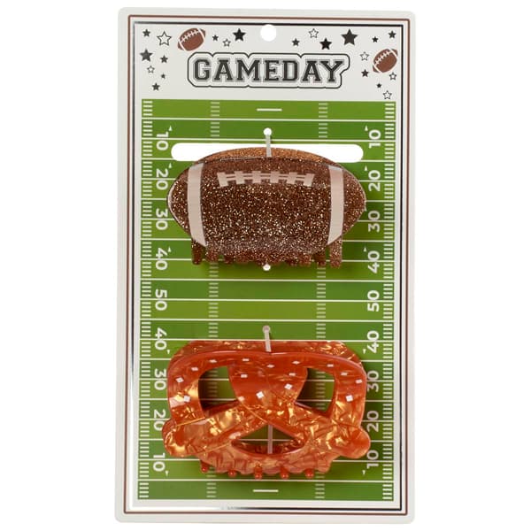 Womens Twig & Arrow Pretzel & Football Claw Clips