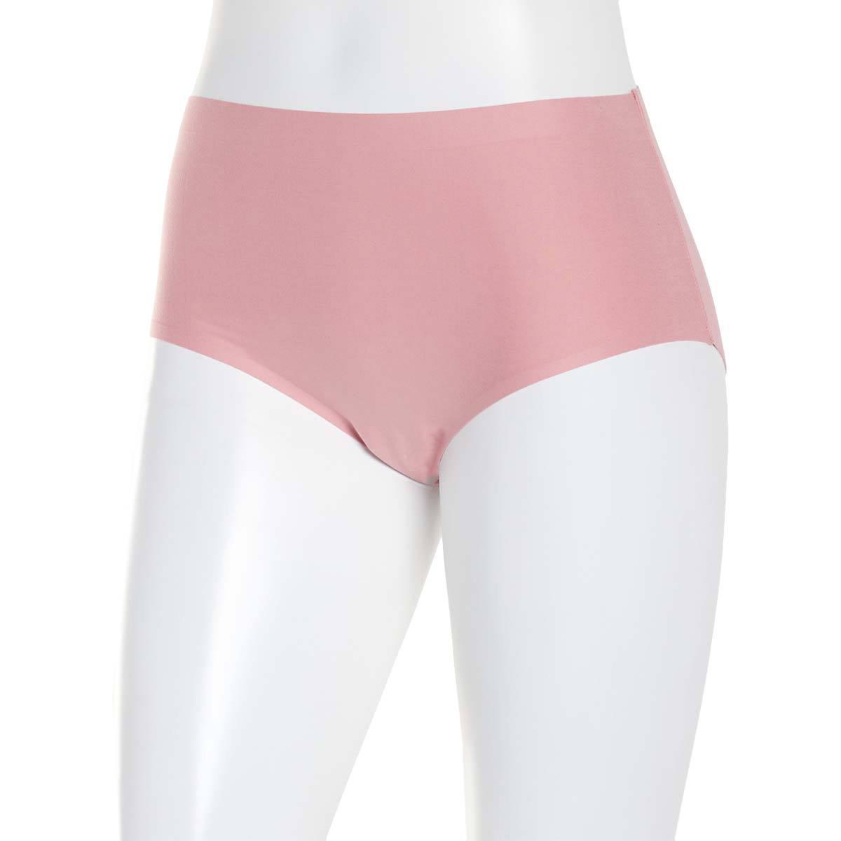 Womens Laura Ashley® Brushed Laser Mid Brief Panties...