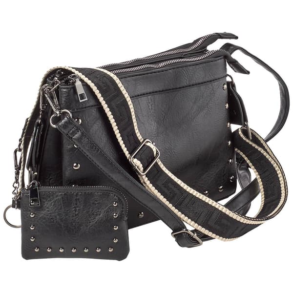 Sam & Hadley Studded Guitar Strap Crossbody