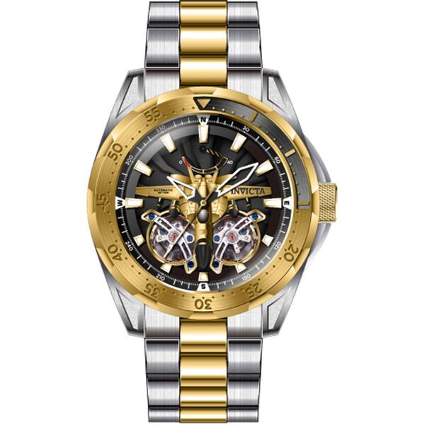 Mens Invicta Aviator Two-Tone JHLS32 Automatic Watch - 44688 - image 