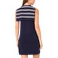 Womens MSK Stripe Tie Neck Sweater Dress - image 2