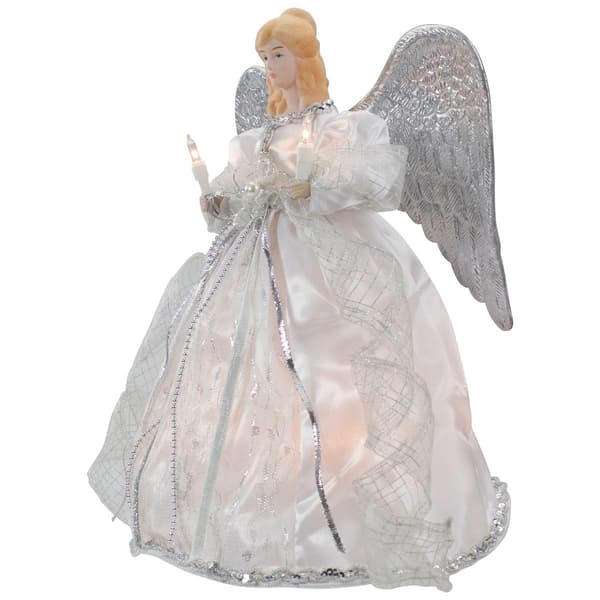 Northlight Seasonal 12in. Angel with Wings Christmas Tree Topper