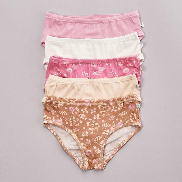 Toddler Girl Poppy & Clay Floral Zen Bamboo 5pk. Underwear - image 