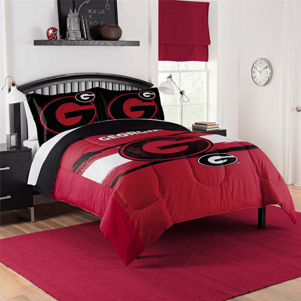 Sweet Home Collection NCAA Georgia Bulldogs Comforter Set - image 