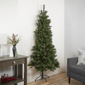 Northlight 6.5ft. Pre-Lit Medium Beaver Pine Christmas Wall Tree - image 2