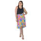 Plus Size 24/7 Comfort Apparel Midi Floral Skirt - image 1