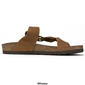 Womens White Mountain Crawford Footbed Slide Sandals - image 2