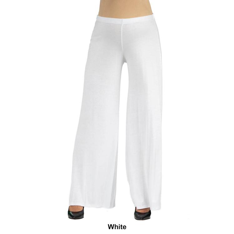Plus Size 24/7 Comfort Apparel Palazzo Maternity Pants