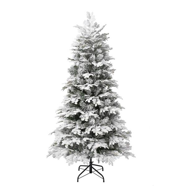 National Tree 6ft. Feel-Real&#40;R&#41; Acacius Snowy Christmas Tree - image 