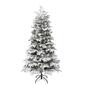 National Tree 6ft. Feel-Real&#40;R&#41; Acacius Snowy Christmas Tree - image 1