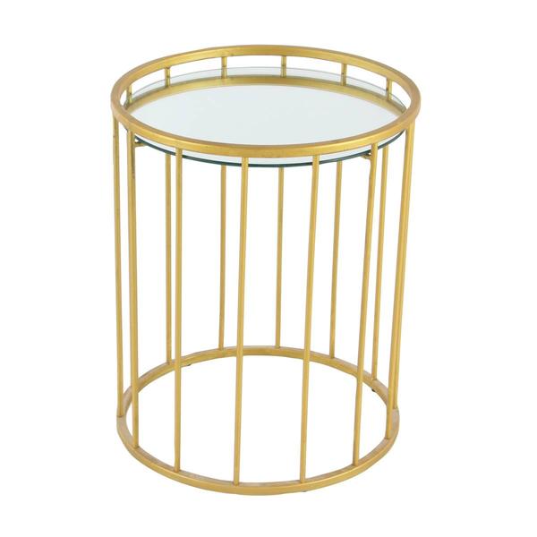 9th & Pike® Gold Metal Contemporary Accent Table - Set of 3