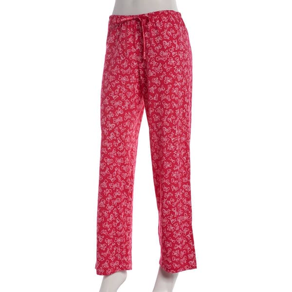 Womens HUE Put A Bow On It Pajama Pants