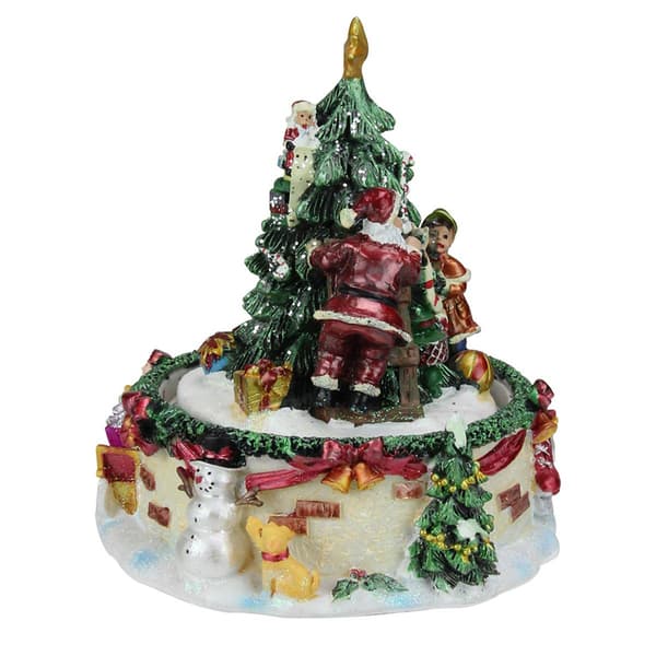 Northlight 6in. Animated Winter Scene Rotating Music Box