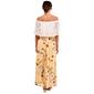 Womens Ellen Weaver Off The Shoulder Lace Top Floral Maxi Dress - image 2