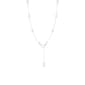 Splendid Pearls Sterling Silver Lariat Pearl Necklace - image 1