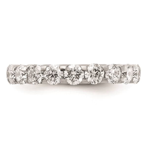 Pure Fire 14kt. White Gold Lab Grown Diamond Eternity Band