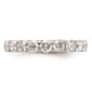 Pure Fire 14kt. White Gold Lab Grown Diamond Eternity Band - image 1