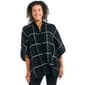 Womens Preswick & Moore Windowpane Poncho - image 1