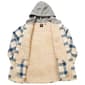Mens Quiksilver Kofi Sherpa Lined Brawny Hooded Jacket - Fog - image 2