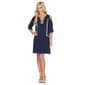 Womens White Mark Marybeth Embroidered Short Shift Dress - image 9