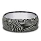 Mens Endless Affection&#8482; 8mm Tungsten Marble Wedding Band - image 3
