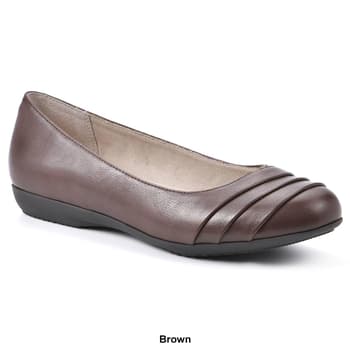 Womens Cliffs by White Mountain Clara Smooth Flats - Boscov's