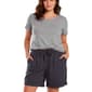 Plus Size da-sh Margarita Ribbed Waistband Bermuda Shorts - image 1