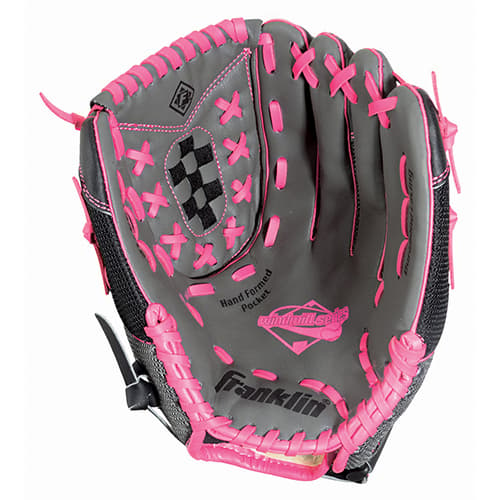 Franklin&#40;R&#41; 11in. Windmill Softball Glove-Grey/Pink - image 