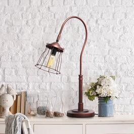 Lalia Home Studio Loft Rustic Caged Shade Table Lamp