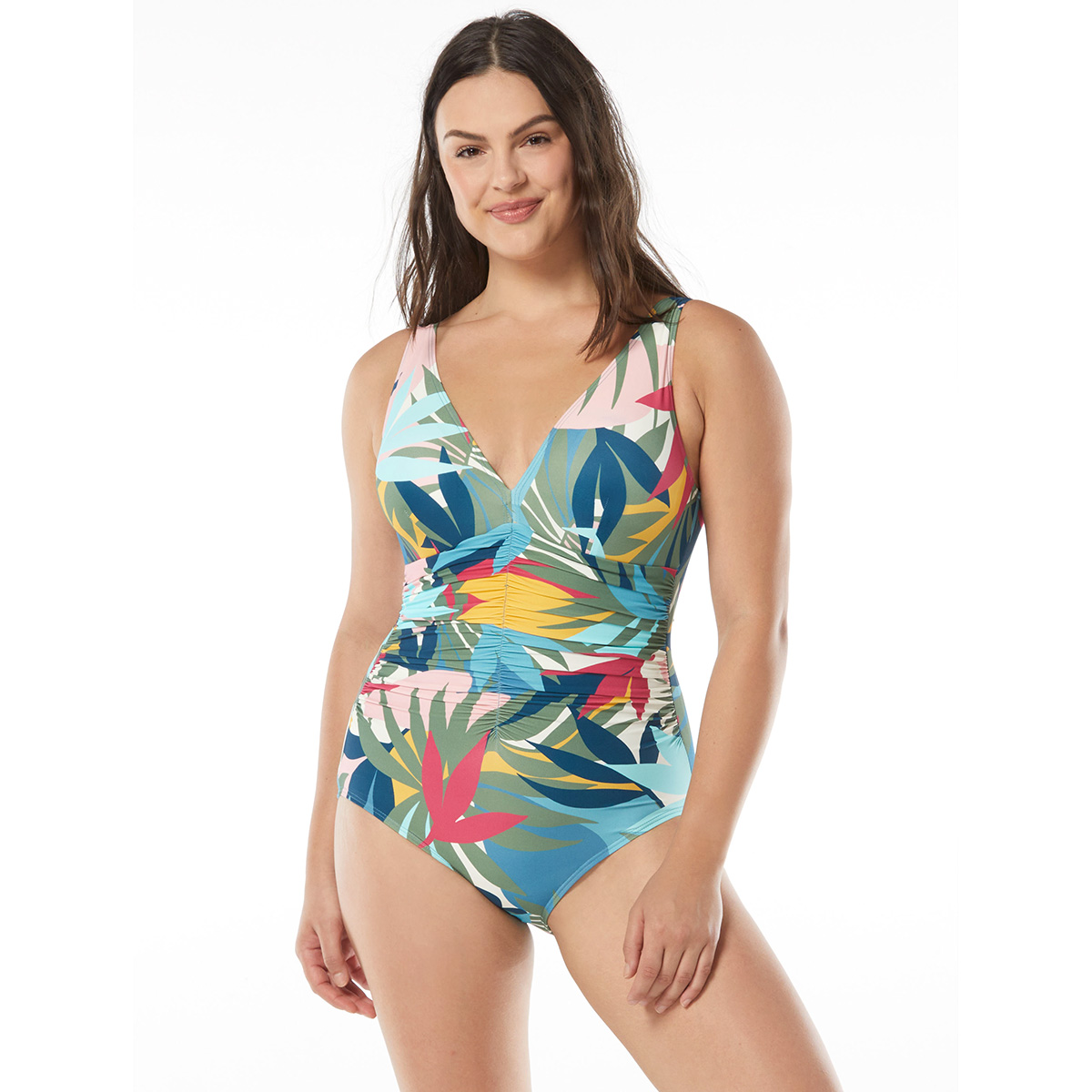 Womens CoCo Reef Solitaire Print One Piece Swimsuit