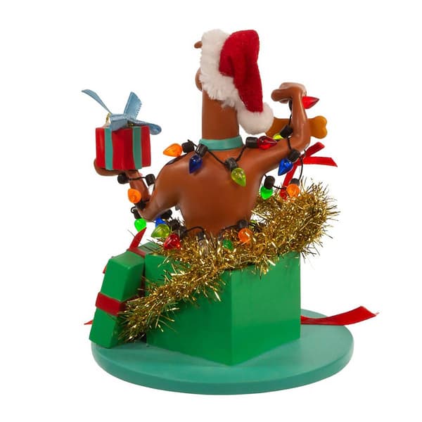 Kurt S. Adler 5in. Foam Mache Scooby Doo In Present