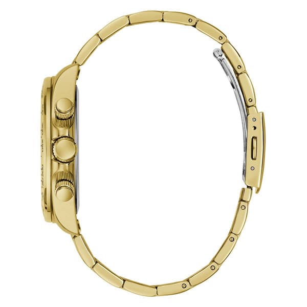 Mens Guess Gold-Tone Chronograph Watch - GW1058G2