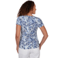 Petite Hearts of Palm Printed Essentials Round Neck Abstract Tee - image 2