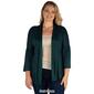 Plus Size 24/7 Comfort Apparel Bell Sleeve Flared Open Cardigan - image 4