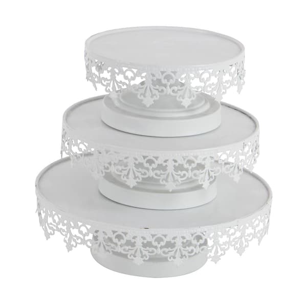 9th &amp; Pike® Metallic Cupcake Stands - Set of 3