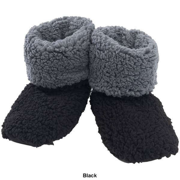 Womens Fuzzy Babba Foldover Boot Slippers