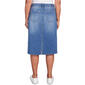 Plus Size Alfred Dunner In Full Bloom Denim Skirt - image 2