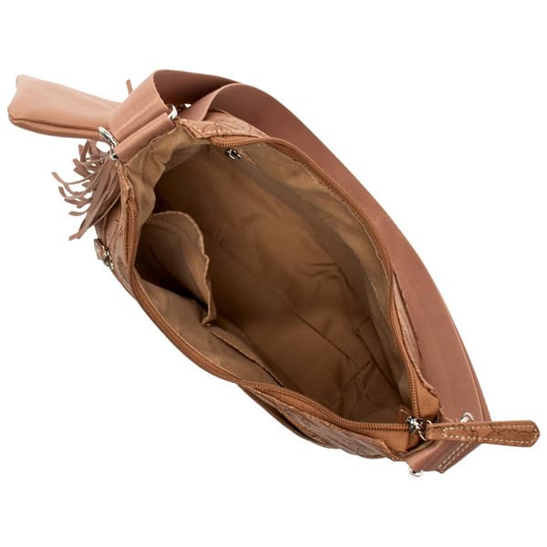 Buxton Organizing Hobo Bag With Tassel