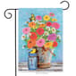 Briarwood Lane Zinnias Garden Flag - image 1