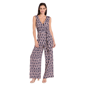 Womens R&M Richards Daytime Elastic & Tie Waist Crepon Jumpsuit - image 1