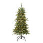 Puleo International Pre-Lit 4.5ft. Aspen Fir Christmas Tree - image 1