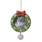 Jim Shore Heartwood Creek Cat Pet Wreath Frame Christmas Ornament - image 1